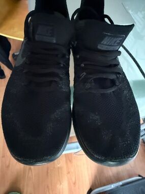 Nike Black Knit Training Sneakers